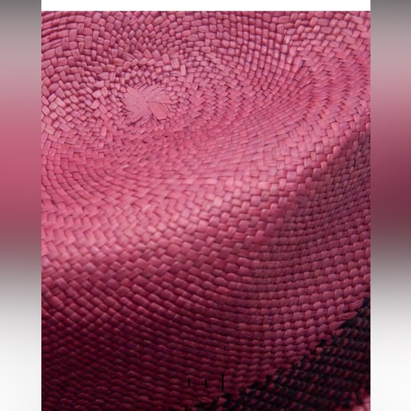 Brand new Rag & Bone FRAYED EDGE PANAMA HAT. Berry. Size: M/L - Picture 3 of 10